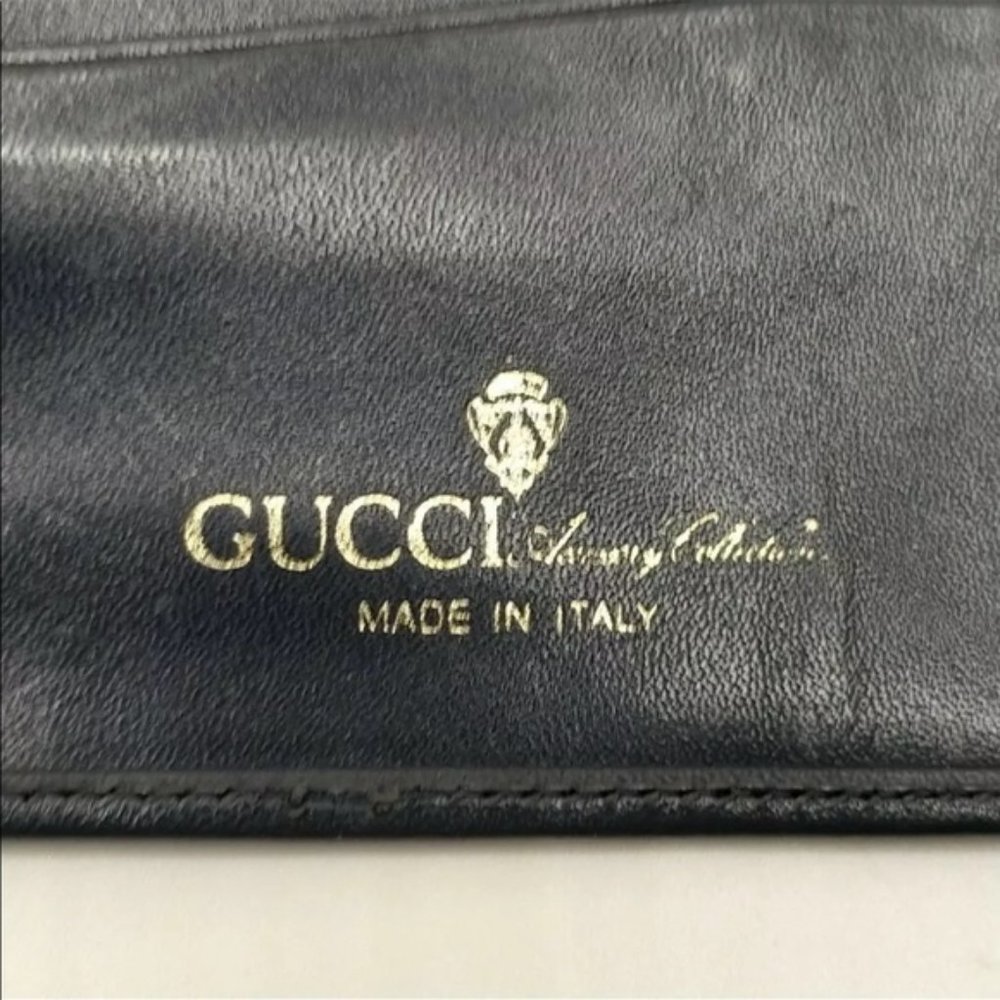 Gucci Long Wallet Blue Leather - Picture 10 of 10